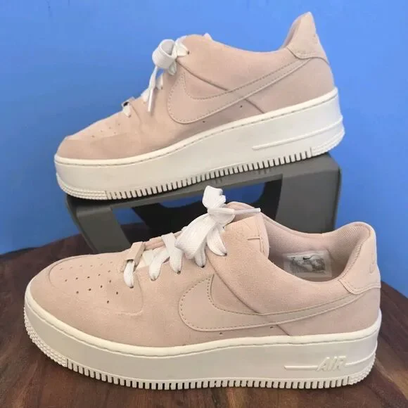 Nike Air Force 1 Sage Low Pink Particle Beige AR5339-201 Women’s 8/9 - SEE DESC - Picture 4 of 13